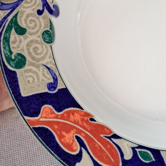 3 Pc. Christopher Stuart Optima HK201 Pasha's Palace Rimmed Soup Bowls 9.5" - Picture 14 of 14